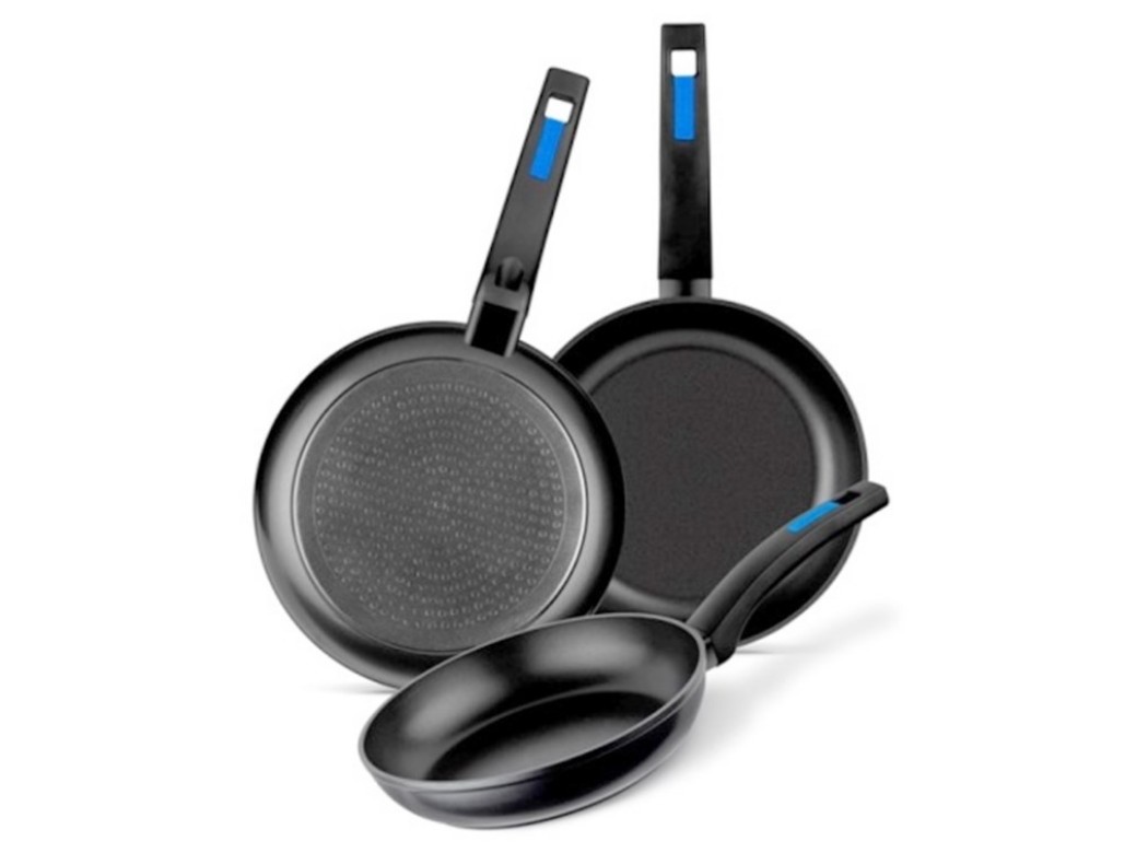 Sarten coc 18-22-26cm ant.teflon insert alu.forj bra 3 pz