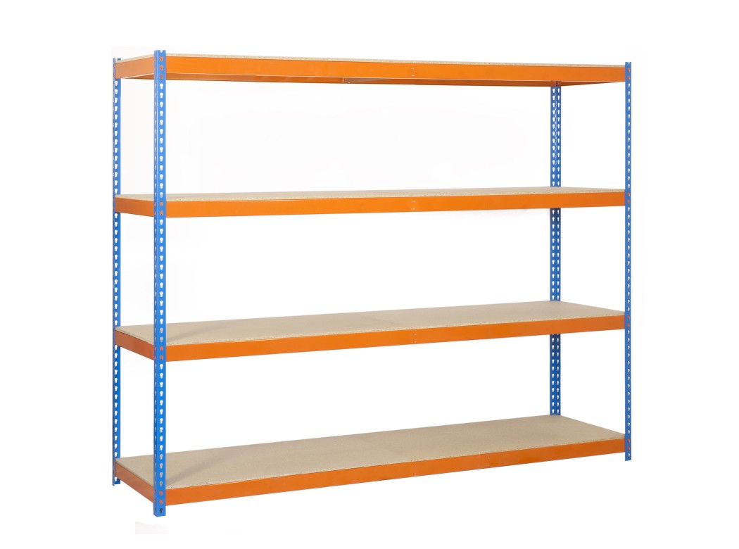 Kit Ecoforte 1504-4 Chipboard Azul/naranja/madera 2000x1500x450