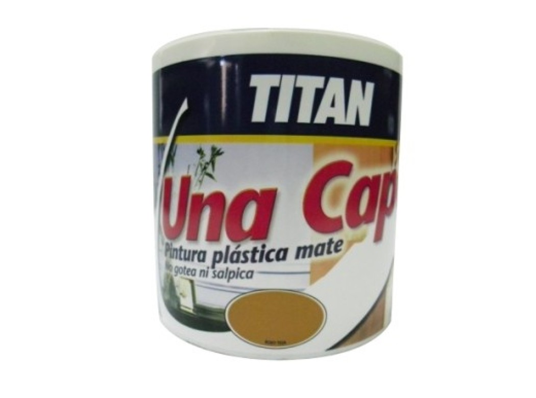 Pintura plast mate 750 ml gr/int int. mono una capa titan