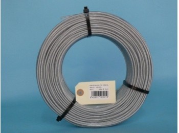 Cable acero galv 6x7+1 03mm recubierto pvc cursol 100 mt