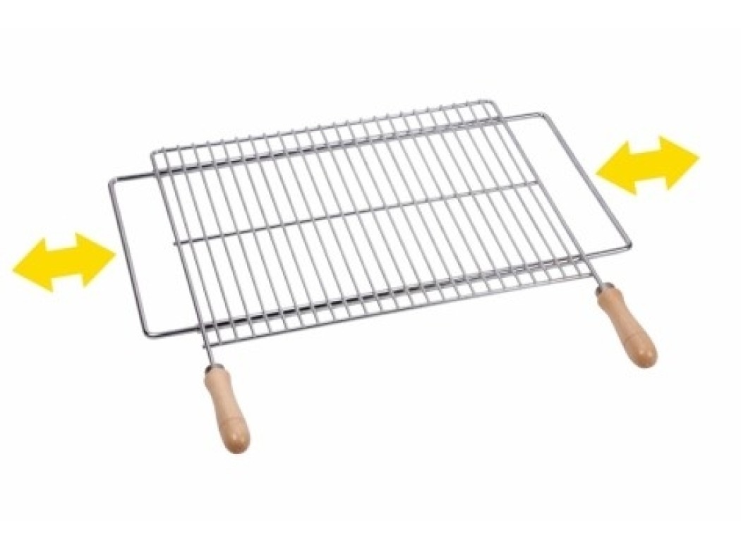 Parrilla barbacoa 70-80x40cm exten ac cinc sauvic