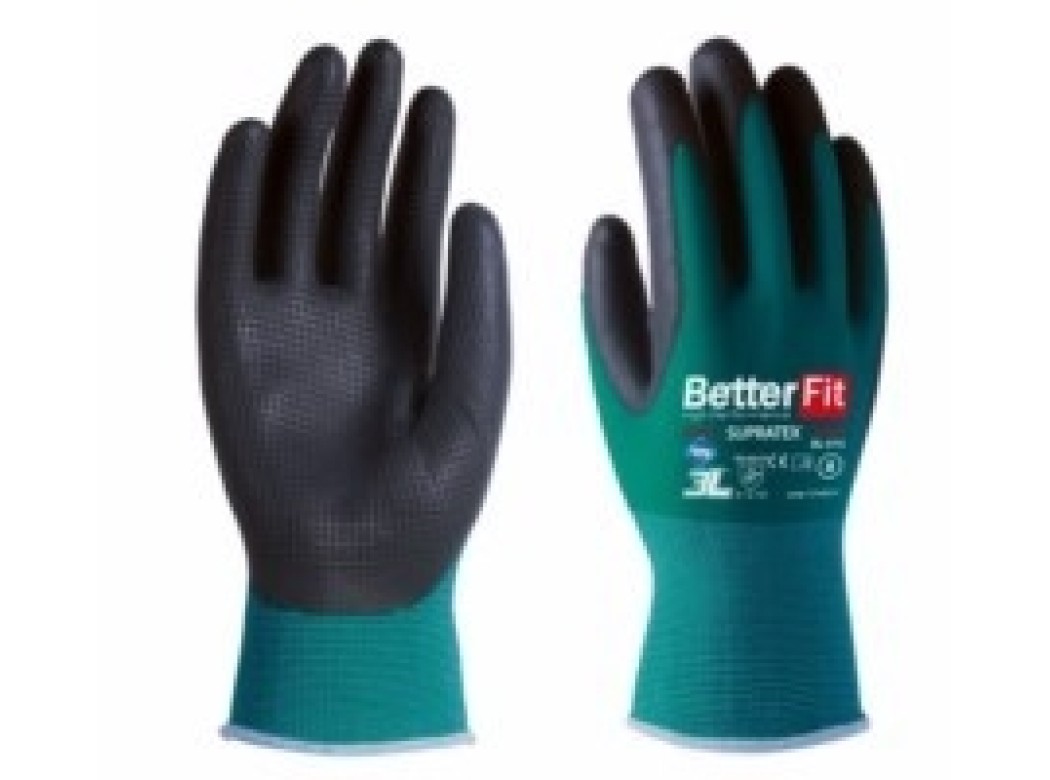 Guante mecanico s07 3l nylon/latex ve/ne bl-015 supra tex t-