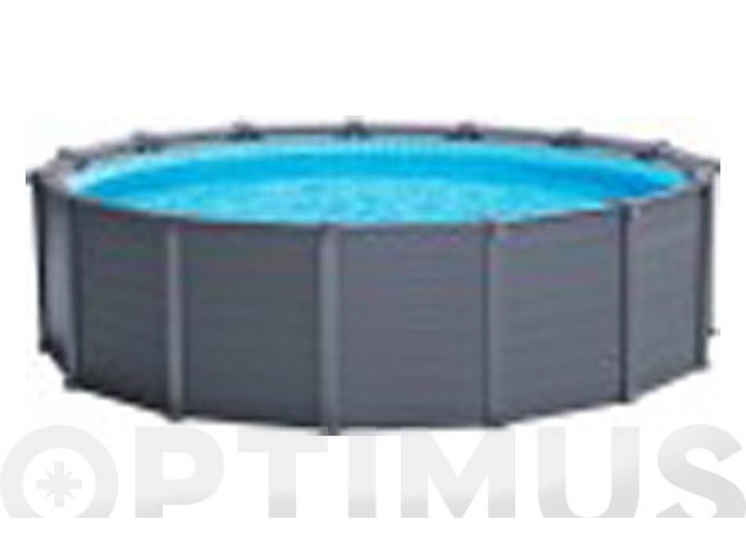 Piscina circular 478x124cm con depuradora de arena 