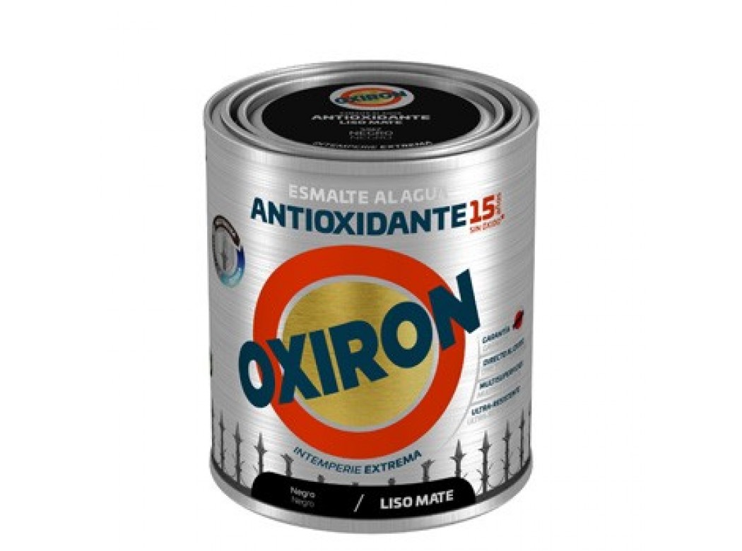 Esmalte antioxi. mate 750 ml ne ext. liso titan oxiron al ag