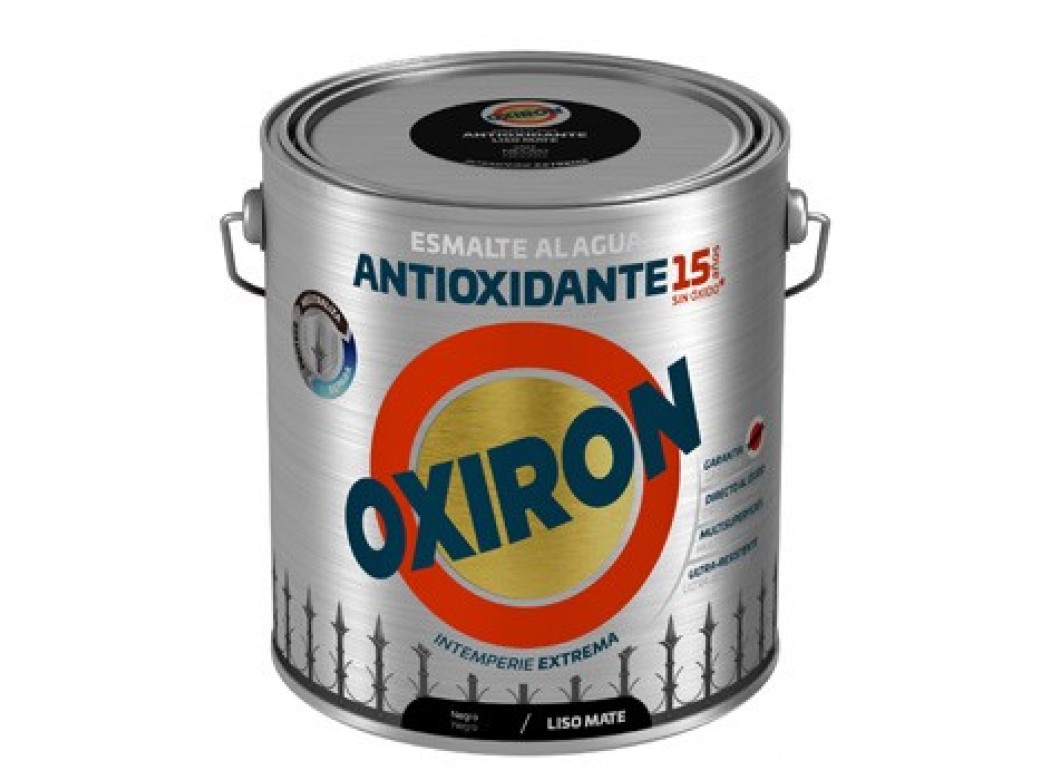 Esmalte antioxi. mate 2,5 lt ne ext. liso titan oxiron al ag