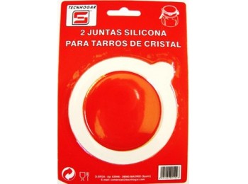 Junta tarros cristal silic thogar 2 pz