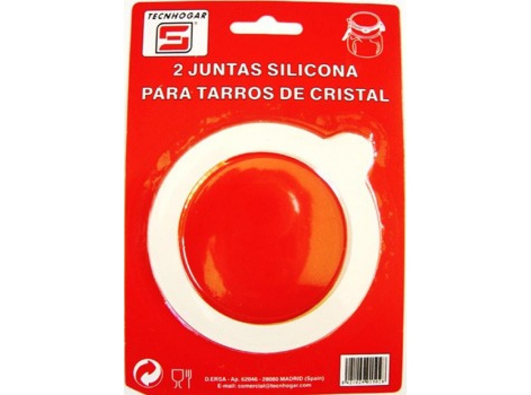 Junta tarros cristal silic thogar 2 pz