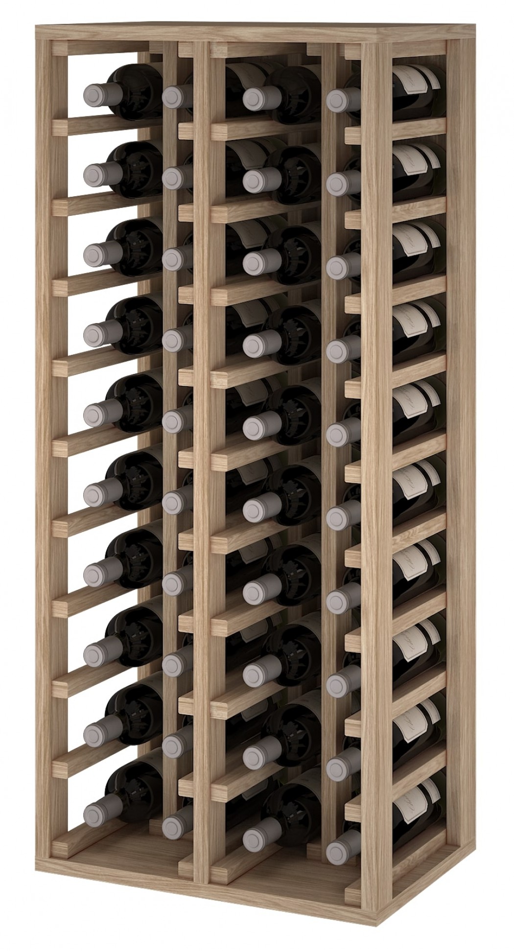 Expovinalia er2034 botellero madera roble, 40 botellas, serie godello