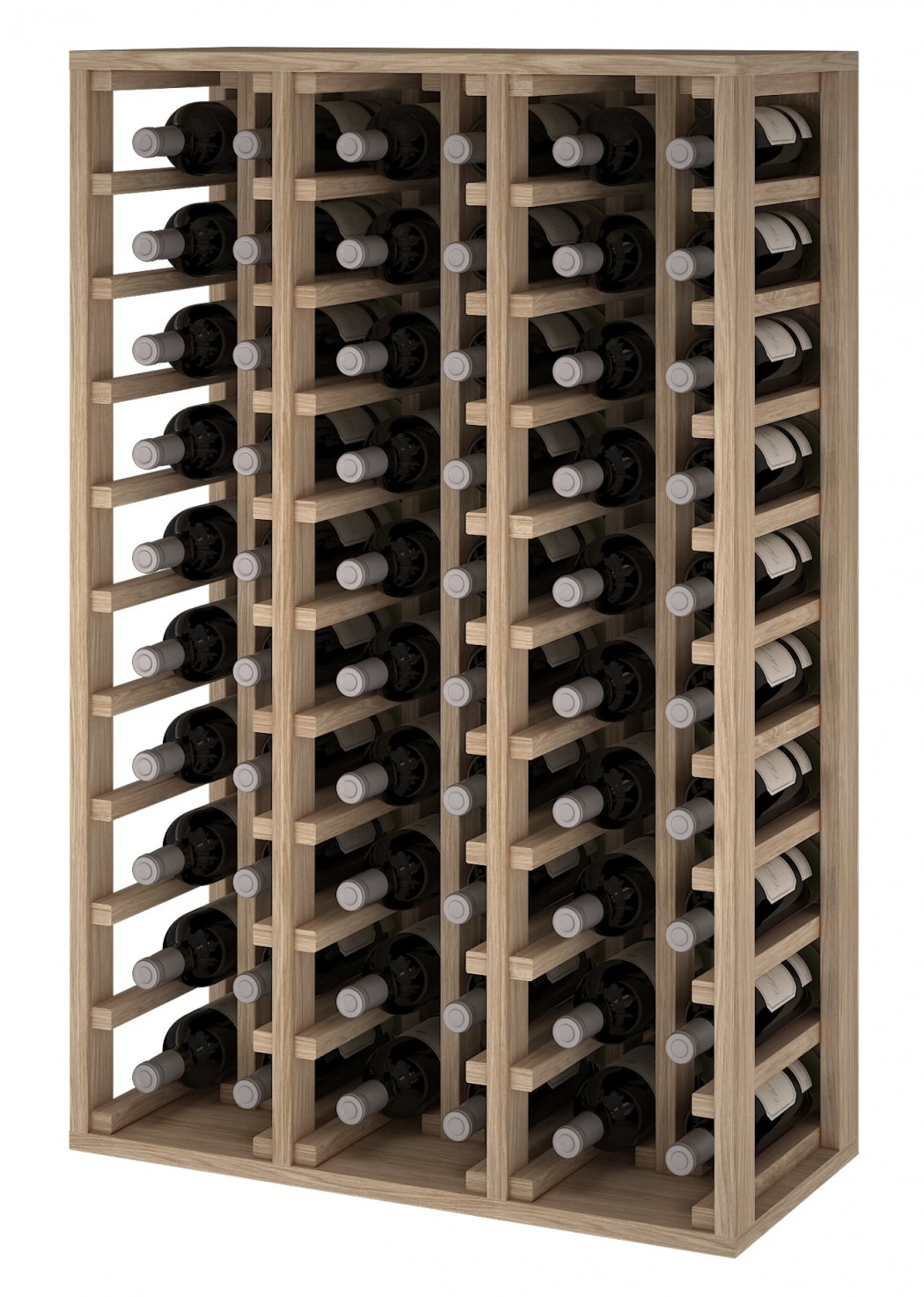 Expovinalia ER2060 botellero madera roble, 60 botellas, serie godello, 