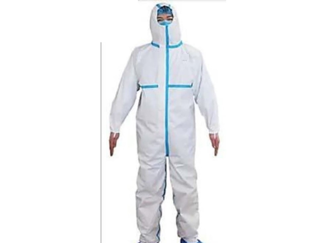 Mono trabajo xl capucha pp desechable bl