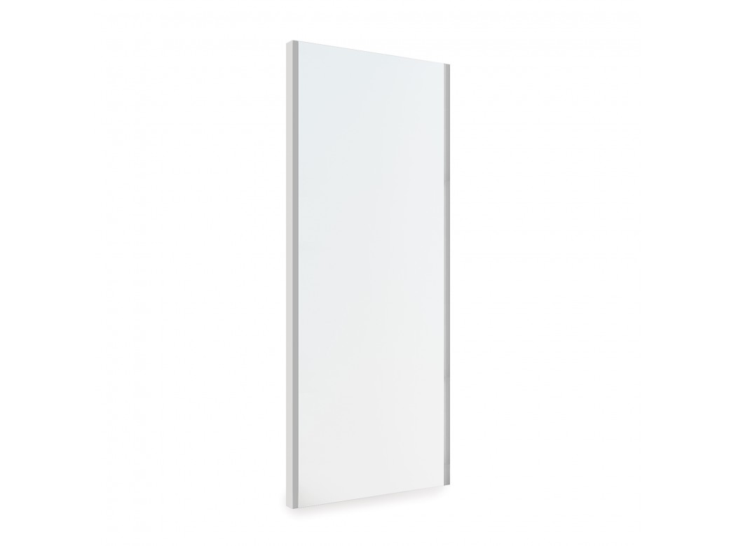Emuca espejo extraíble para interior de armario, orientable, 340 x 1000 mm, gris metalizado.