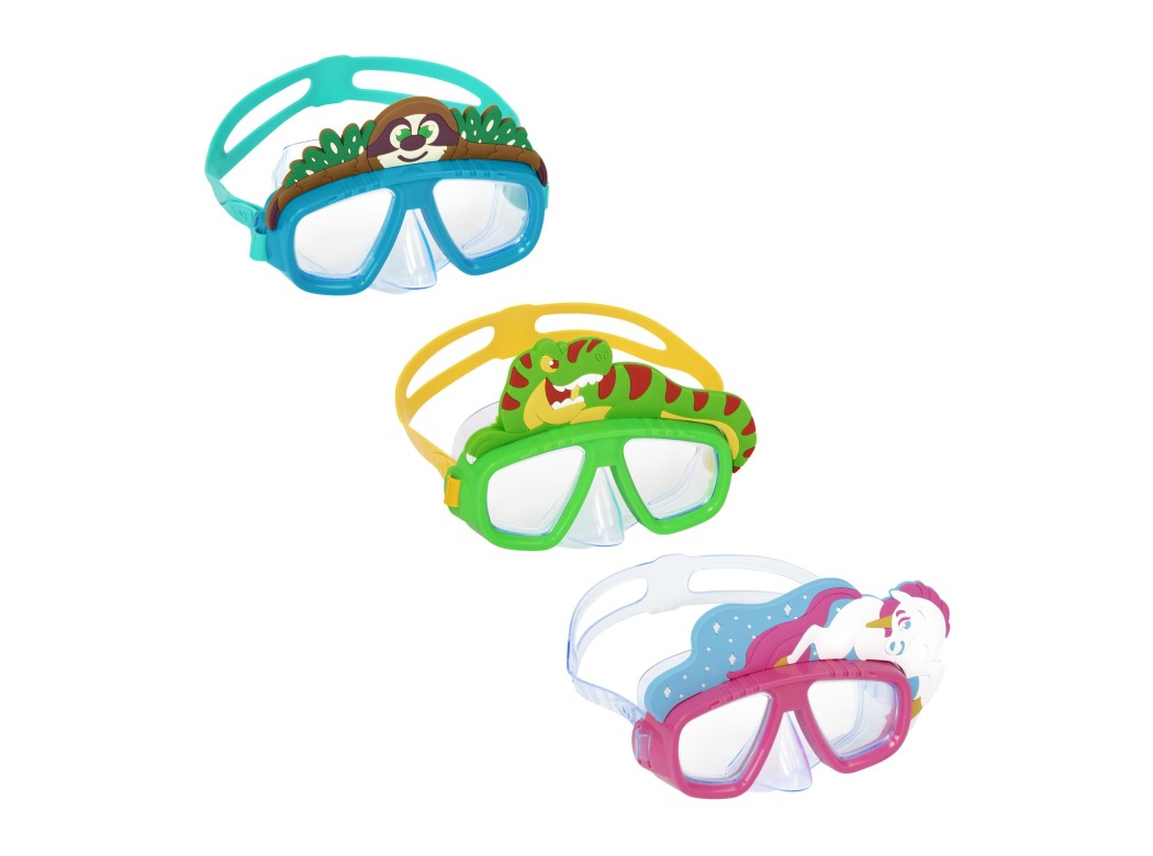 Mascara buceo con snorkel bestway pl lil animal 24059