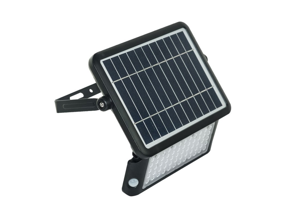 Proyector solar ip65 10w 1080lm 4000k polic ne guardian luce