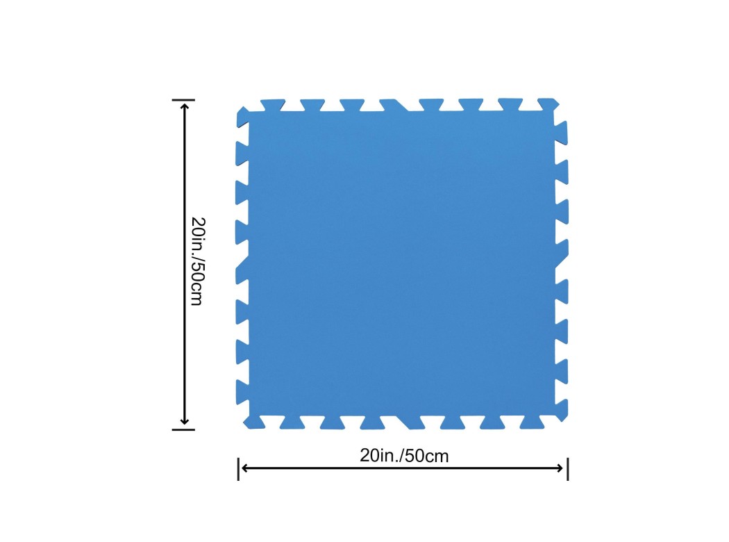 Suelo pisc. 50x50cm encajable bestway eva az 58220 8 pz