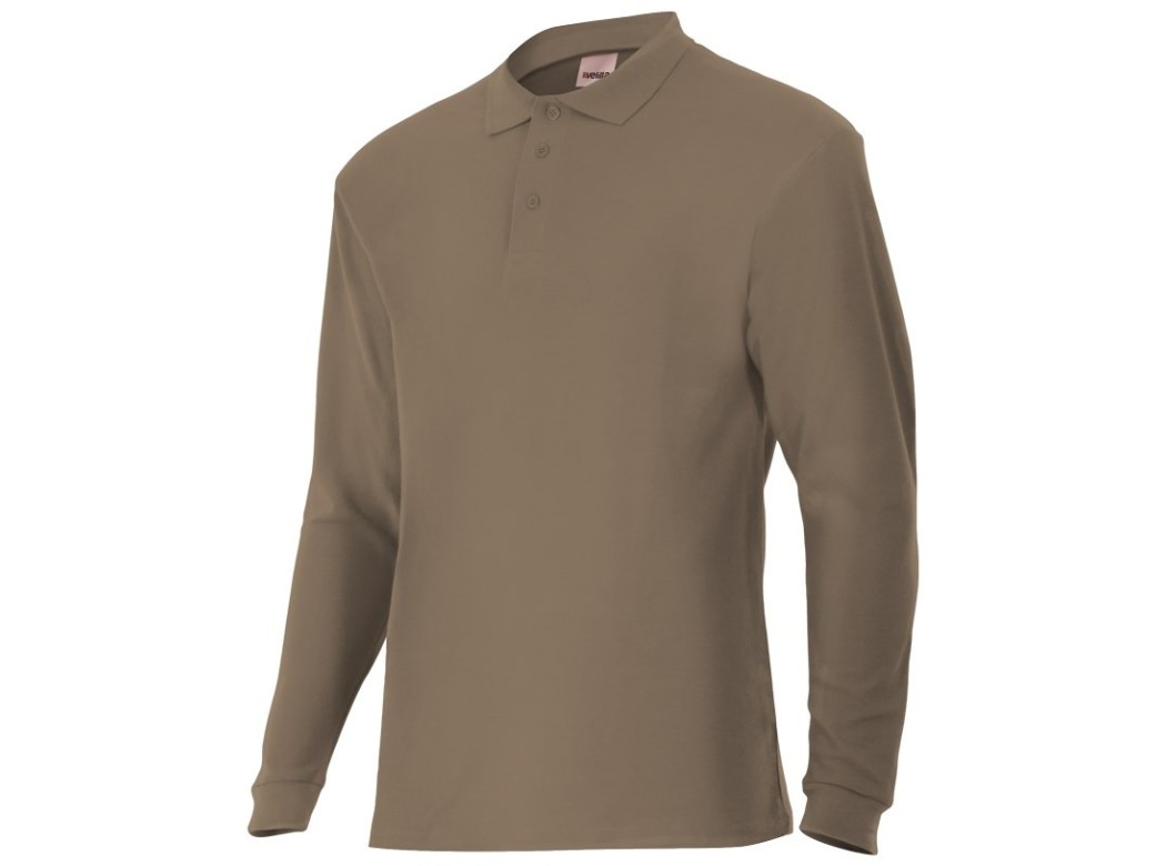 Polo trabajo xl 60%alg 40%pol m/larga bei velilla