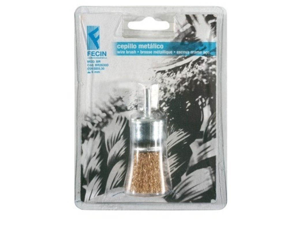 Cepillo ind brocha taladro 026 mm ac/ltdo fecin