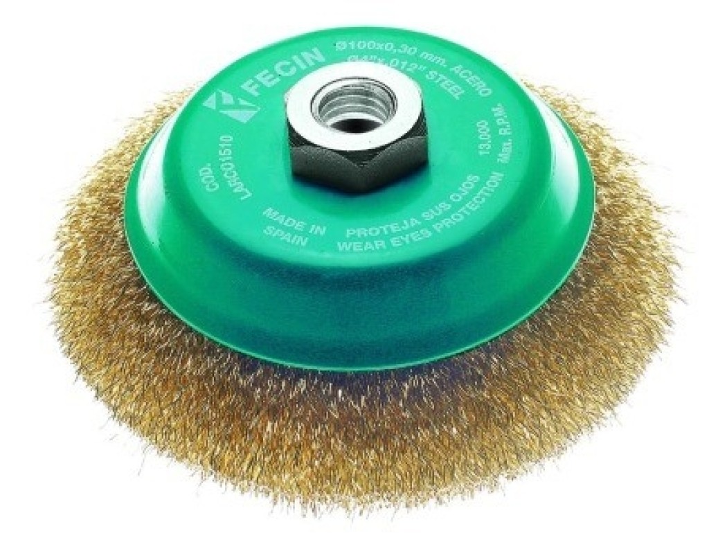 Cepillo ind taza amoladora 100 mm / 0,3 mm ac/ltdo fecin