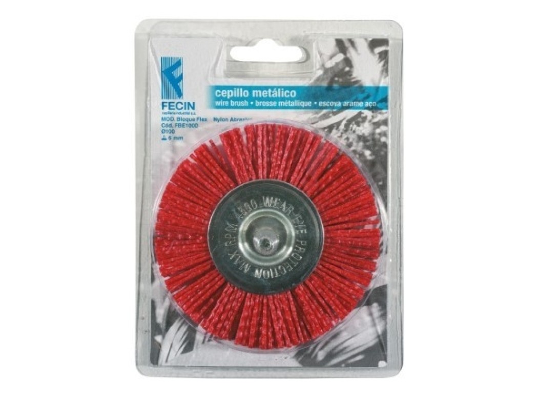 Cepillo ind circ taladro 100 mm nyl fecin