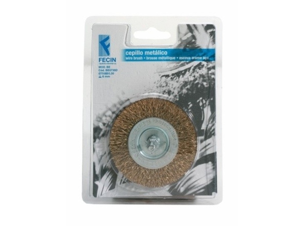 Cepillo ind circ taladro 075x0,3 mm ac/ltdo fecin