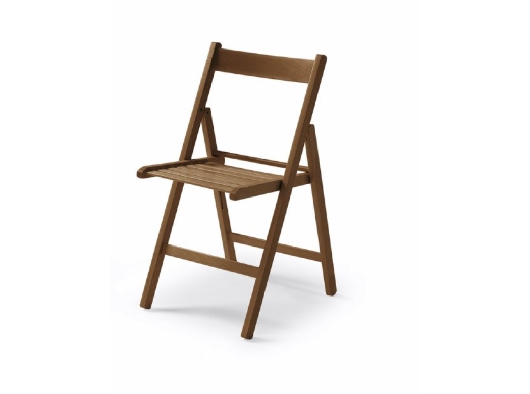 Silla 42,5x47,5x79cm pleg vivahogar mad nogal haya vh122847