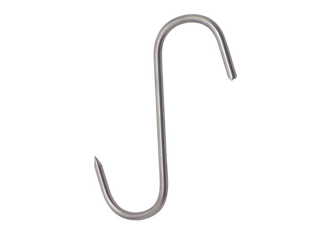 Gancho carnicero 120mm inoxidable f.cortes 10 pz