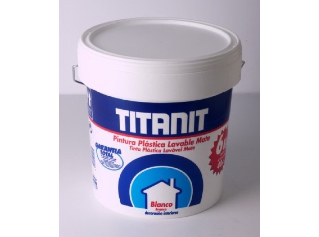 Pintura plast mate 750 ml bl int. titanit titan