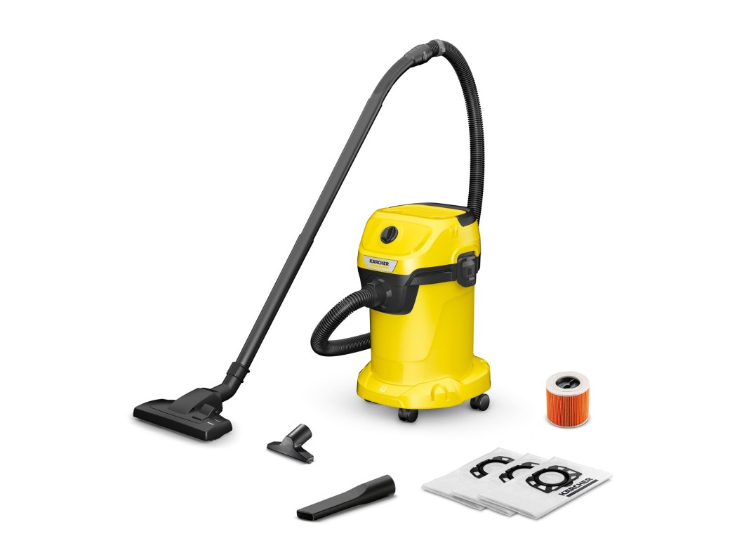 Aspirador sec/liq 1000w 15lt ama wd 3 19/6/20 + home karcher