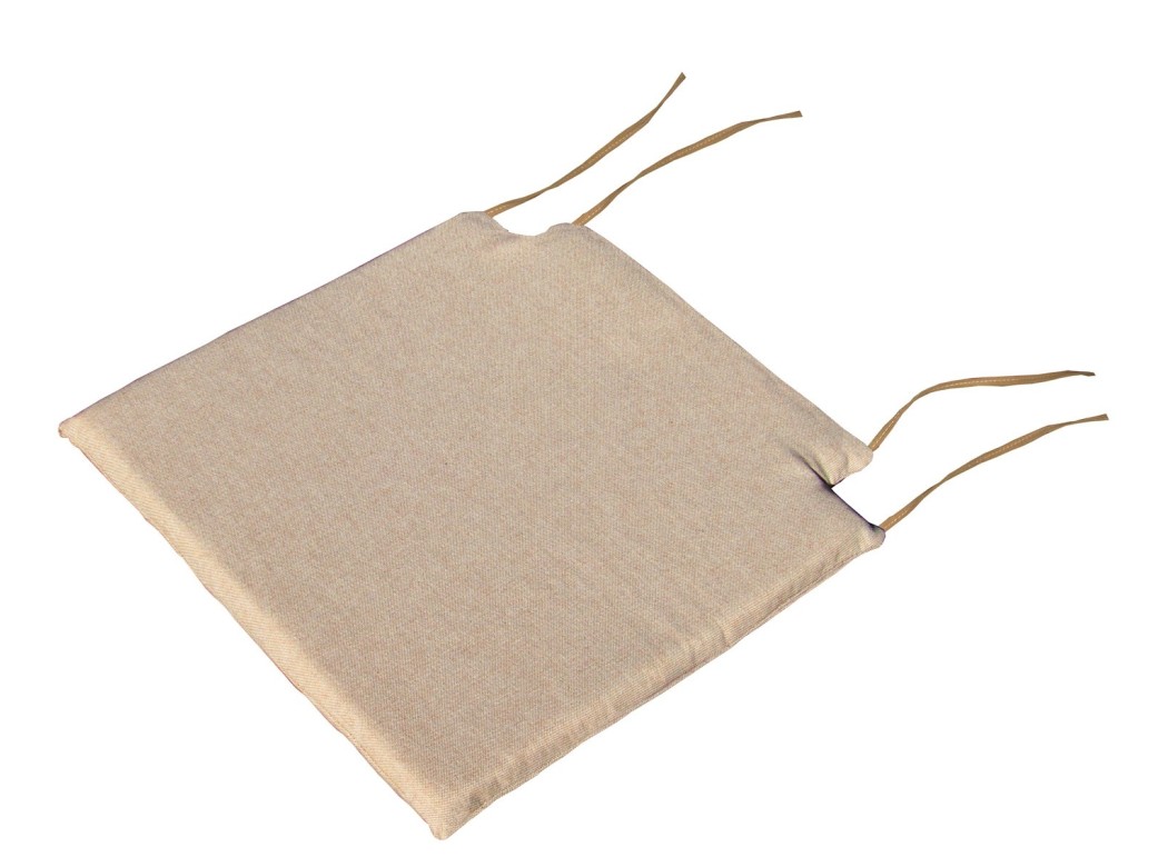 Cojin silla 40x40x3 ht text topo liso 2 pz