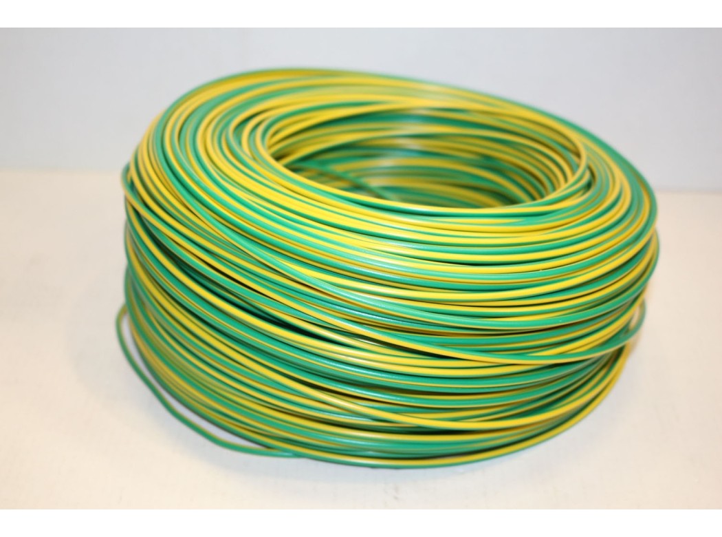 Cable elec hilo flexible v-k h07v-k top cable 1x1,5mt ama/ve