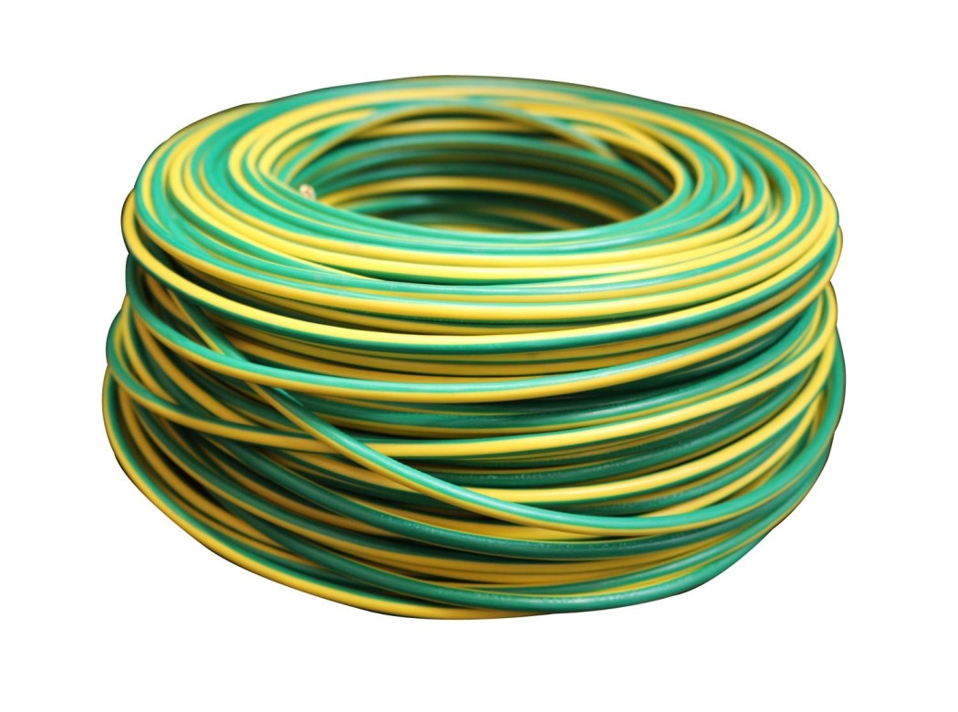 Cable elec hilo flexible v-k h07v-k top cable 1x6mt ama/ve 1