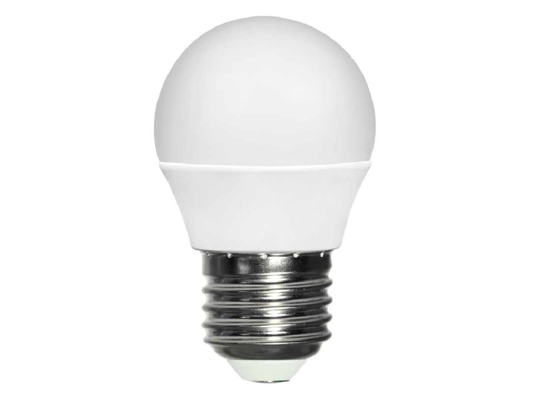 Bombilla ilumin esf. led garza e27 6w 400lm 3000k