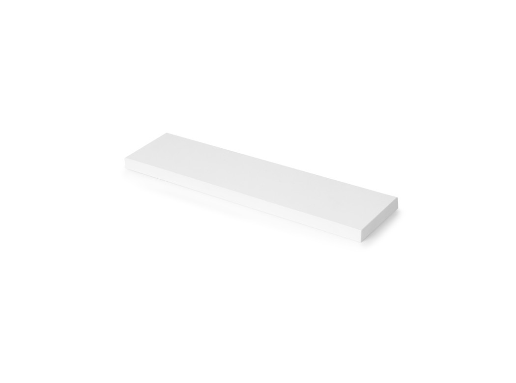 Emuca Tableros para mesa o baldas de estante, 600, Pintado blanco, Madera, 1 un