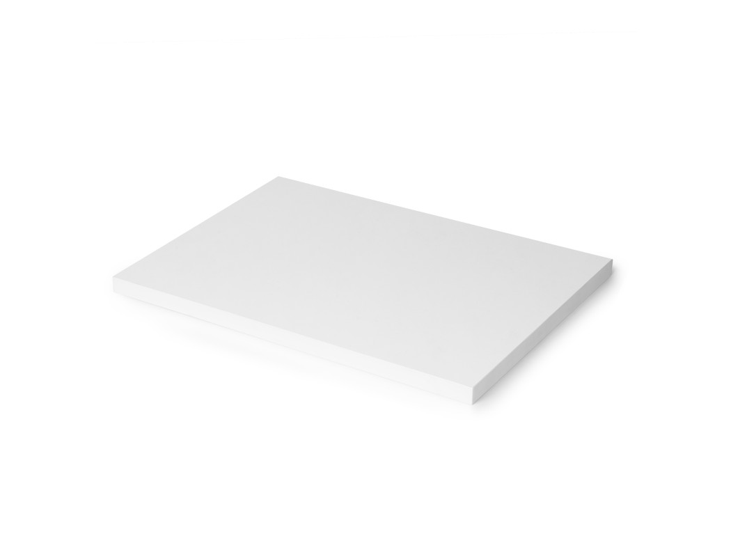 Emuca Tableros para mesa o baldas de estante, 1150, Pintado blanco, Madera, 1 un