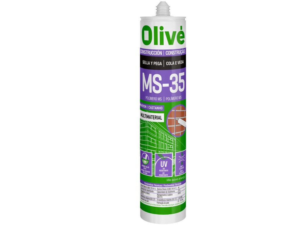 Adhesivo sellador marr polimero olive 300 ml