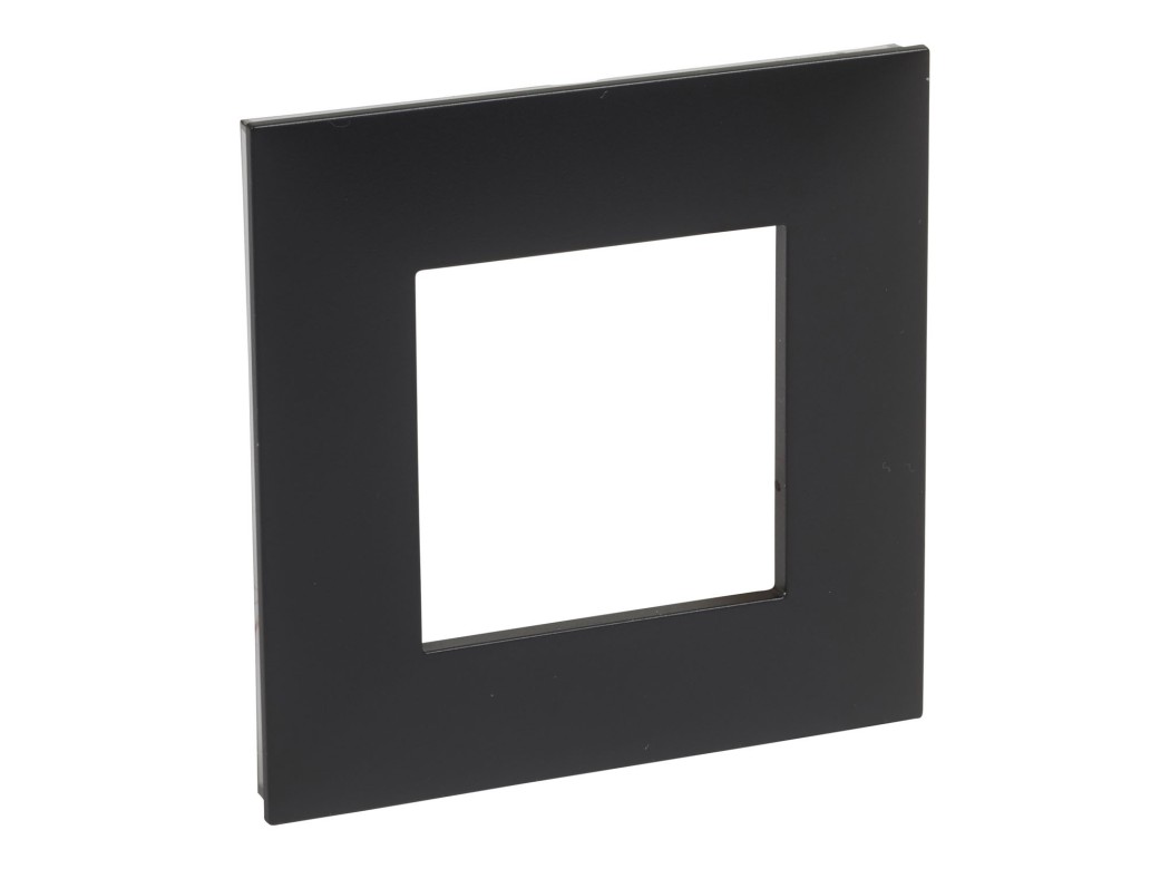 Marco elec 10x10x1,9cm emp 1 elemento abs dark valena next l