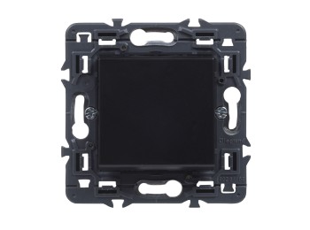 Pulsador elec 9x9x3,8cm emp abs dark valena next legrand