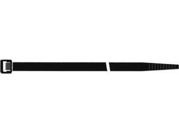 Brida poliamida p/cables 540x07,5mm negra 100un. sapiselco