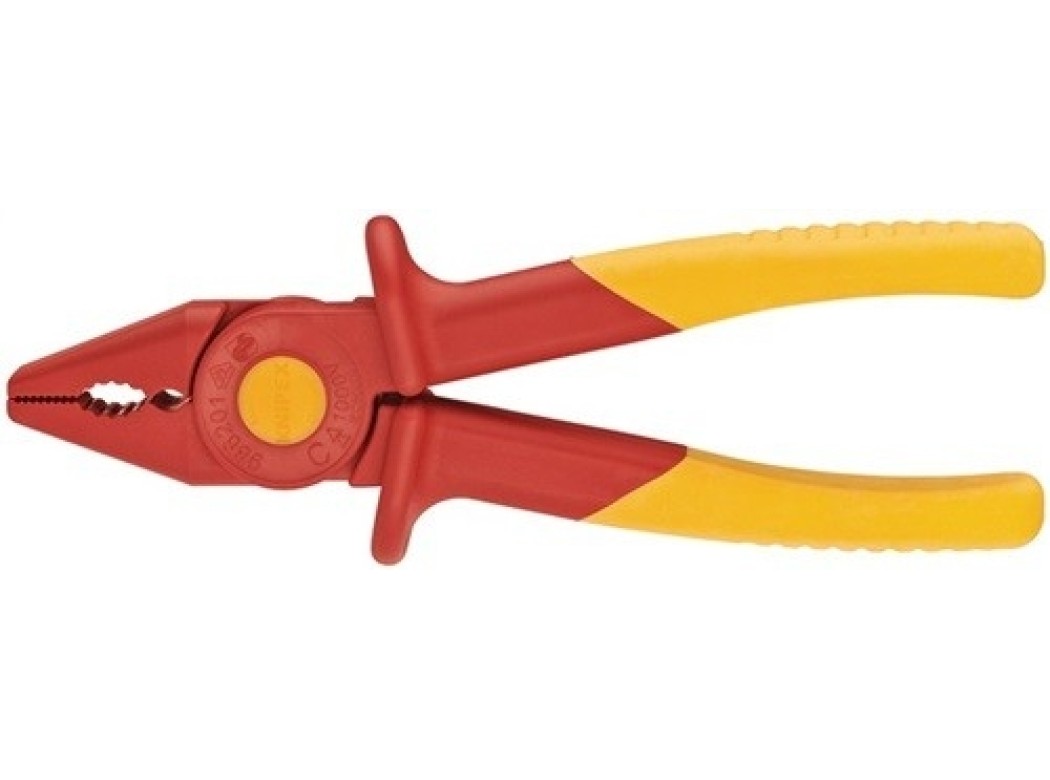 Alicate universal plastico 180mm vde 98 62 01 knipex
