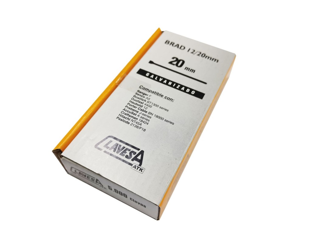 Clavo clavad.neum 20mm pla gn1.2 clavesa-atk 5.000 pz