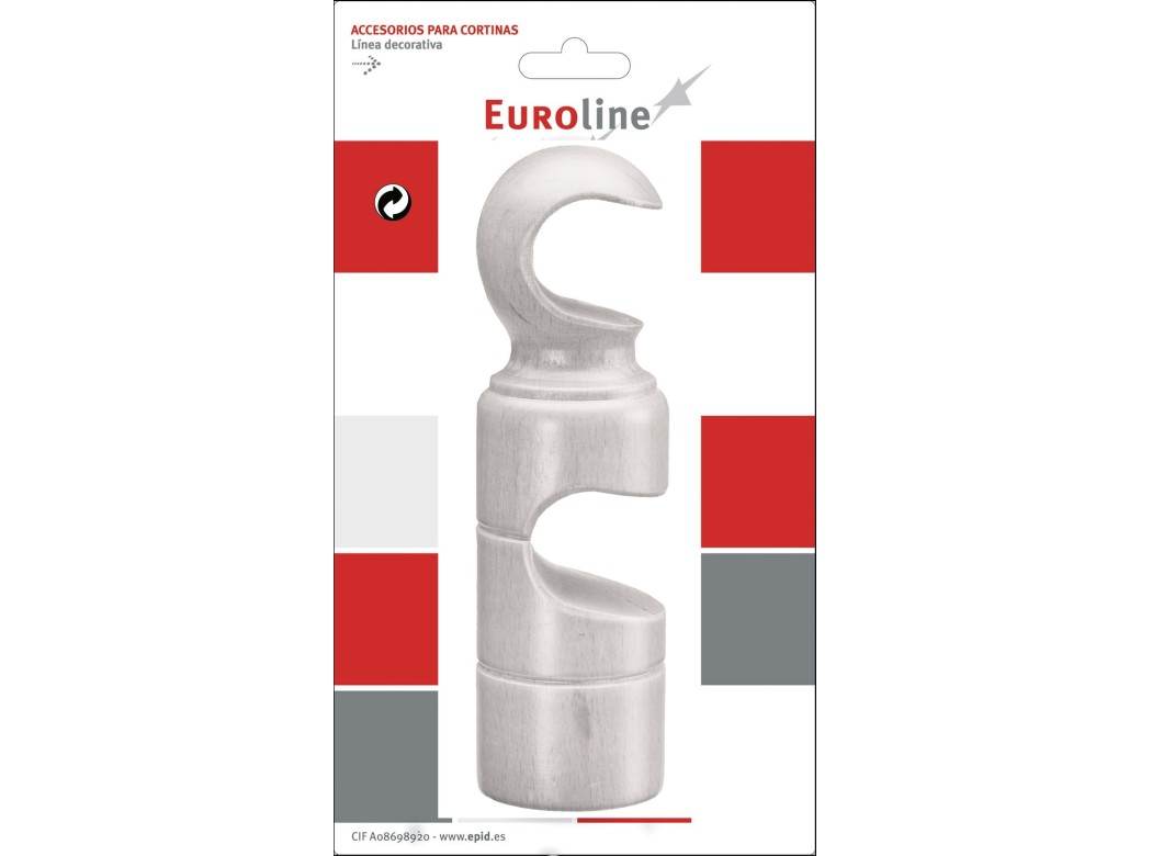 Soporte barra cort 29x165mm doble mad epid