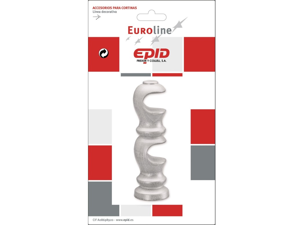 Soporte barra cort Ø19x117mm doble mad epid