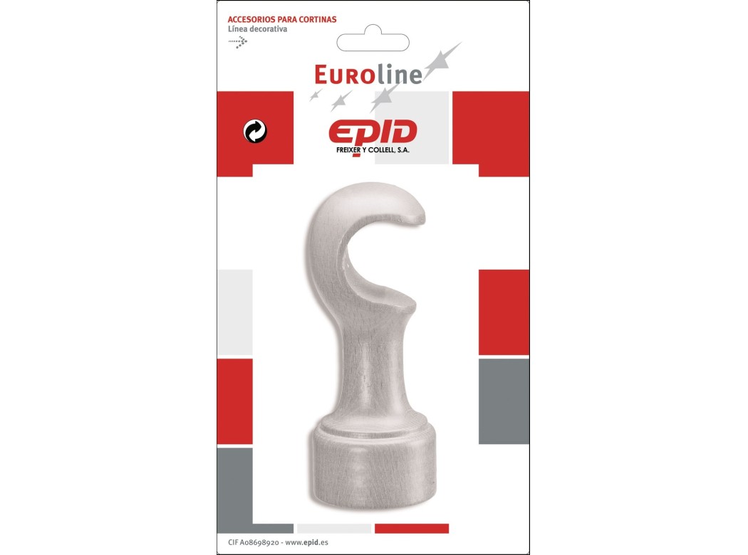 Soporte barra cort Ø29x120mm frontal mad epid