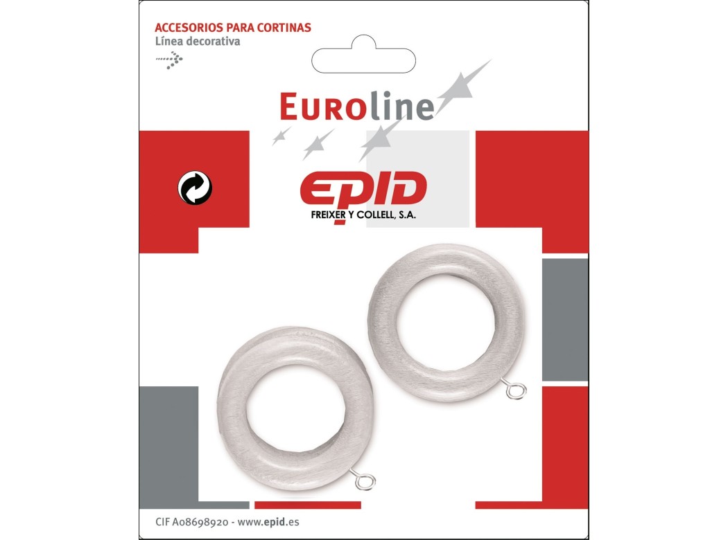 Anilla cortina Ø26mm hogar mad epid 10 pz
