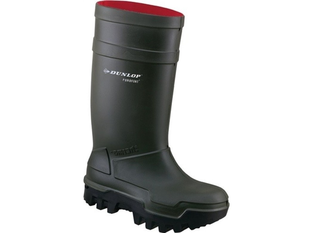 Bota agua seg alta t42 s5 pu verde s5 purofort thermo+dunlop