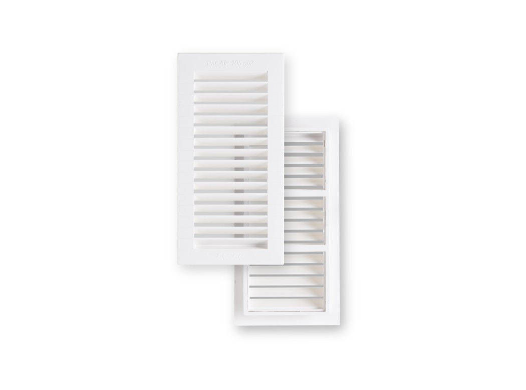 Rejilla vent 140x20mm emp fepre abs bl espesor2,4 cm 27007