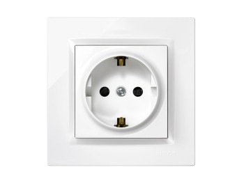 Base enchufe elec schuko tt empotrar bl serie 10 simon