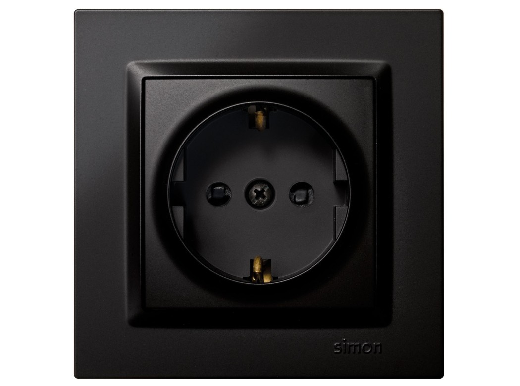 Base enchufe elec schuko tt empotrar ne serie 10 simon