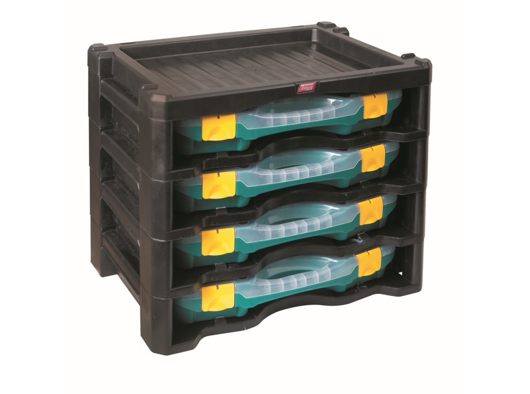 Multi-box 2 apilable para organizar y transportar