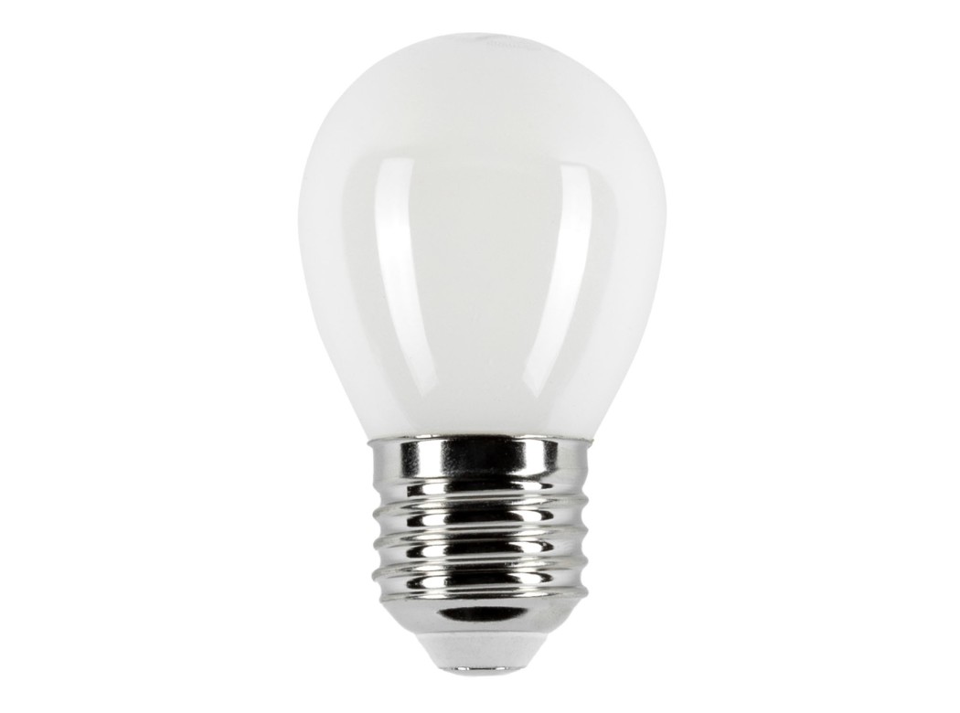 Bombilla ilumin esf. led filamento opal garza e27 4w 470lm 2