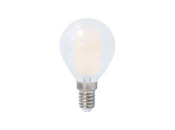 Bombilla ilumin esf. led filamento opal garza e27 4w 470lm 5